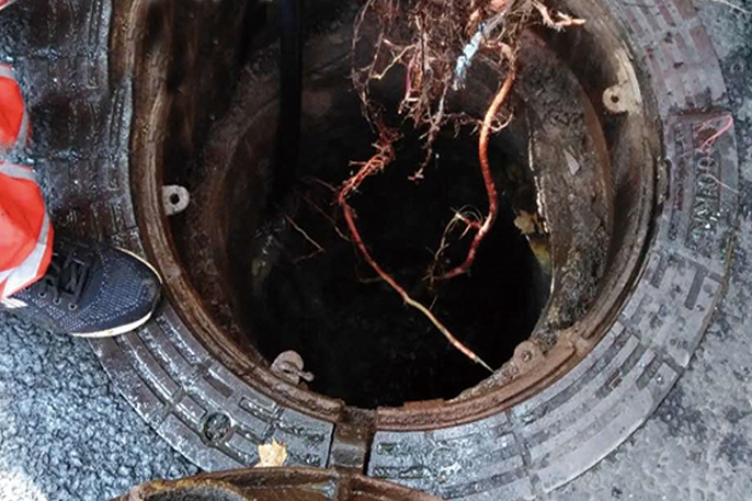 横栏镇管道预处理